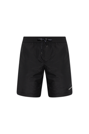 Moncler Swim shorts with logo patch | Men's | Vitkac